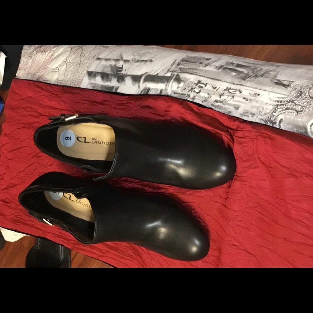 Black ankle boots